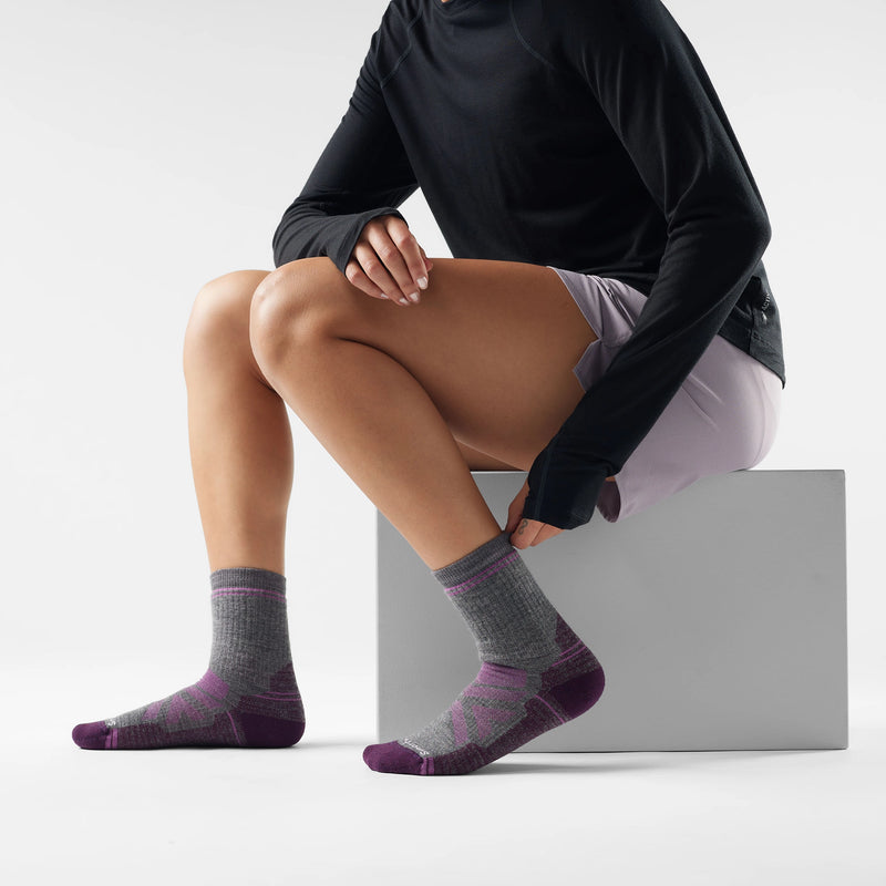 Smartwool Hike Full Cushion Crew – damskie skarpety trekkingowe, rozmiar M, Medium Gray