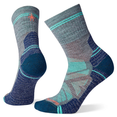 Smartwool Hike Light Cushion Mid Crew – damskie skarpety trekkingowe, rozmiar S, Medium Gray
