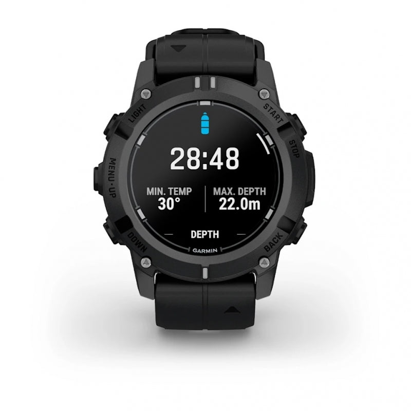 Garmin Descent™ G2  Czarny z paskiem w kolorze czarnym