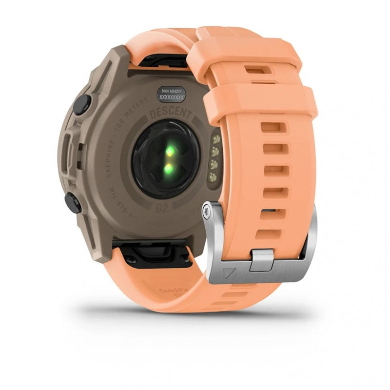 Garmin Descent™ G2  Paloma z paskiem w kolorze Shell Pink