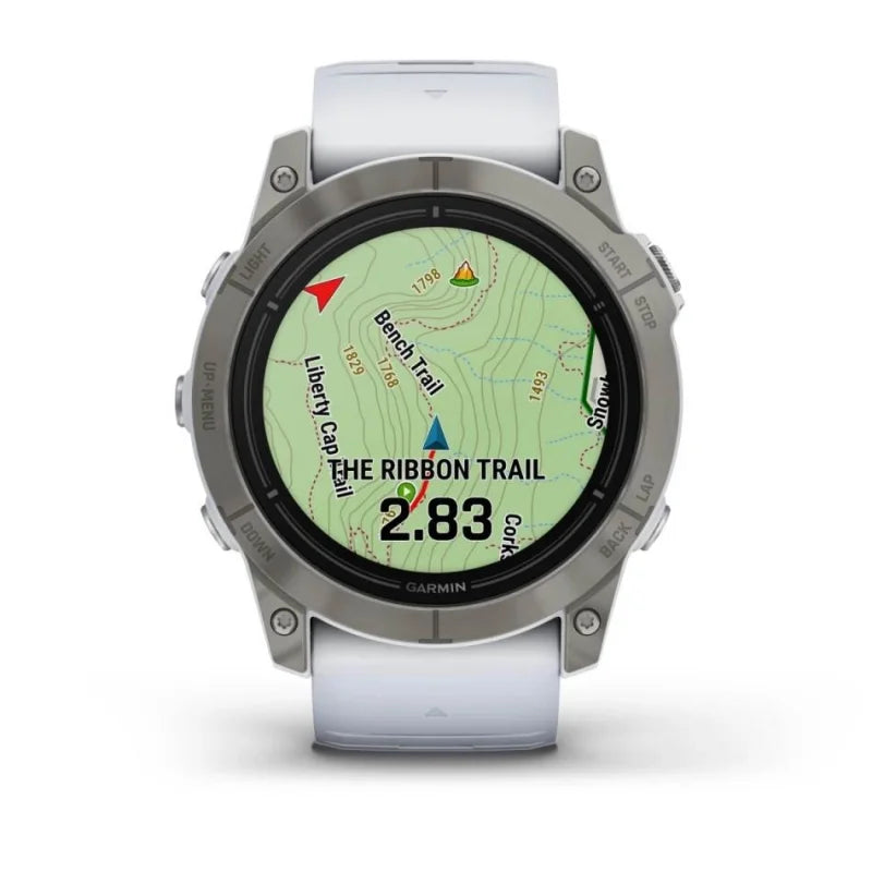 Zegarek Garmin Epix Pro (Gen. 2) Sapphire Edition 51 mm Szary tytanowy z powłoką DLC i z czarnym paskiem