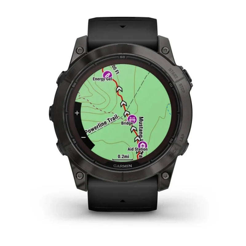 Garmin Fenix® 7X Pro Sapphire Solar zegarek sportowy z wytrzymałą baterią - czarny