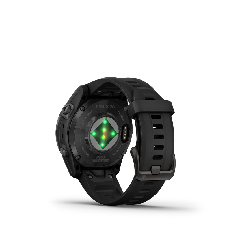 Garmin Fenix 7S Pro Sapphire Solar - czarny