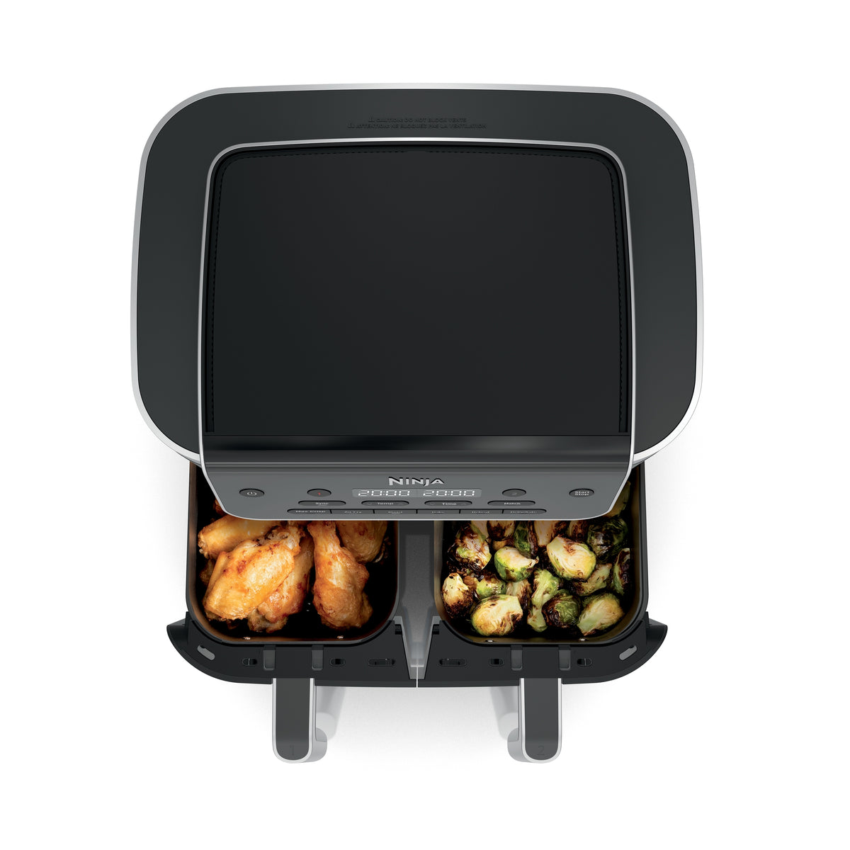 Ninja Frytkownica beztłuszczowa DZ801EU, Air Fryer 7,6 l, Ciemnoszary