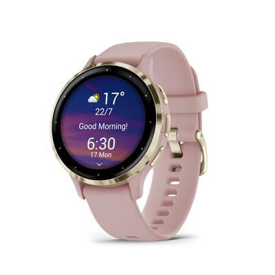 Garmin Venu® 3S (41 mm) zegarek sportowy damski z GPS - różowy