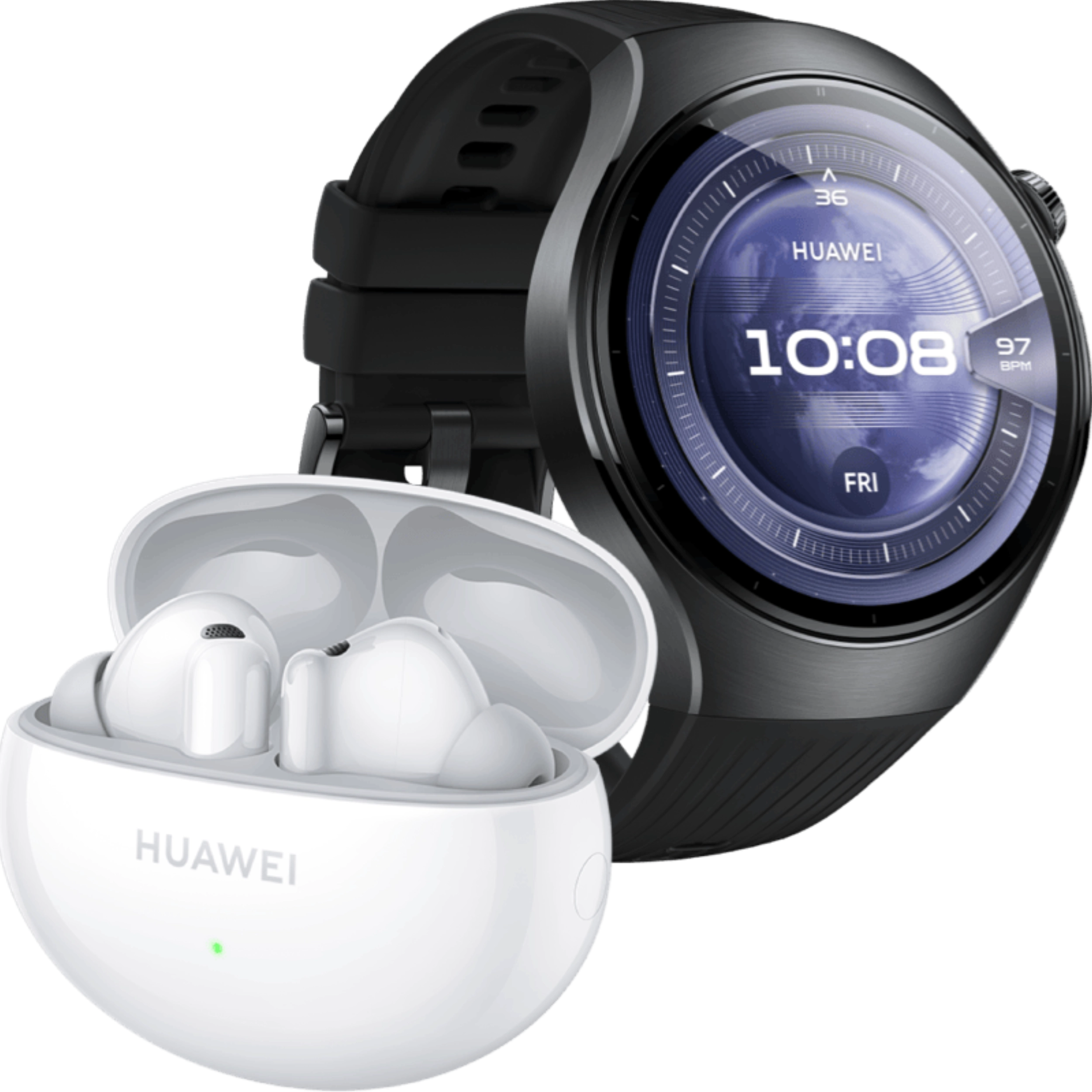 HUAWEI WATCH 5 Active 46 mm + HUAWEI FreeBuds 6i Białe za 1zł