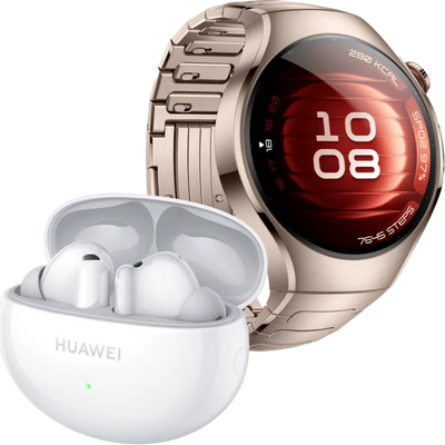 HUAWEI WATCH 5 Elite 42 mm + HUAWEI FreeBuds 6i Białe za 1zł