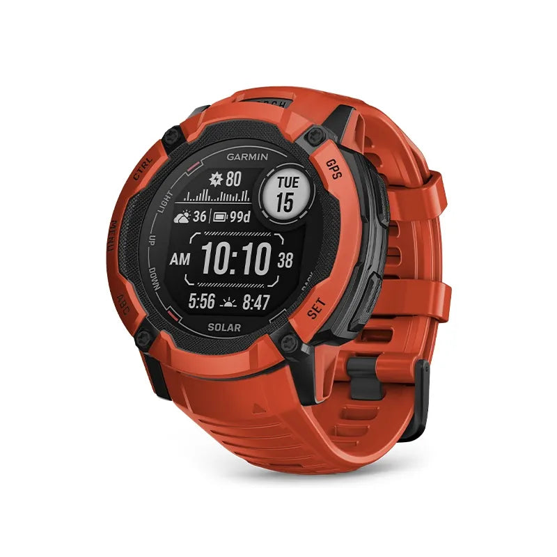 Garmin Instinct 2X Solar smartwatch GPS czerwony