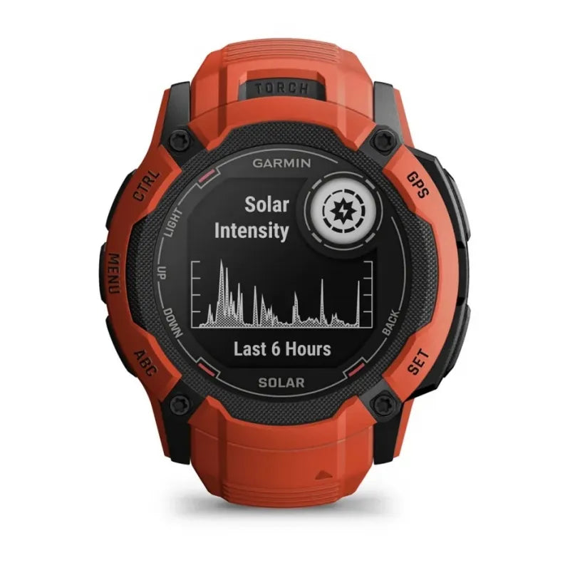 Garmin Instinct 2X Solar smartwatch GPS czerwony