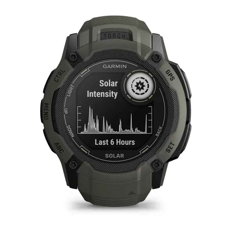 Garmin Instinct 2X Solar mchowy zegarek z GPS