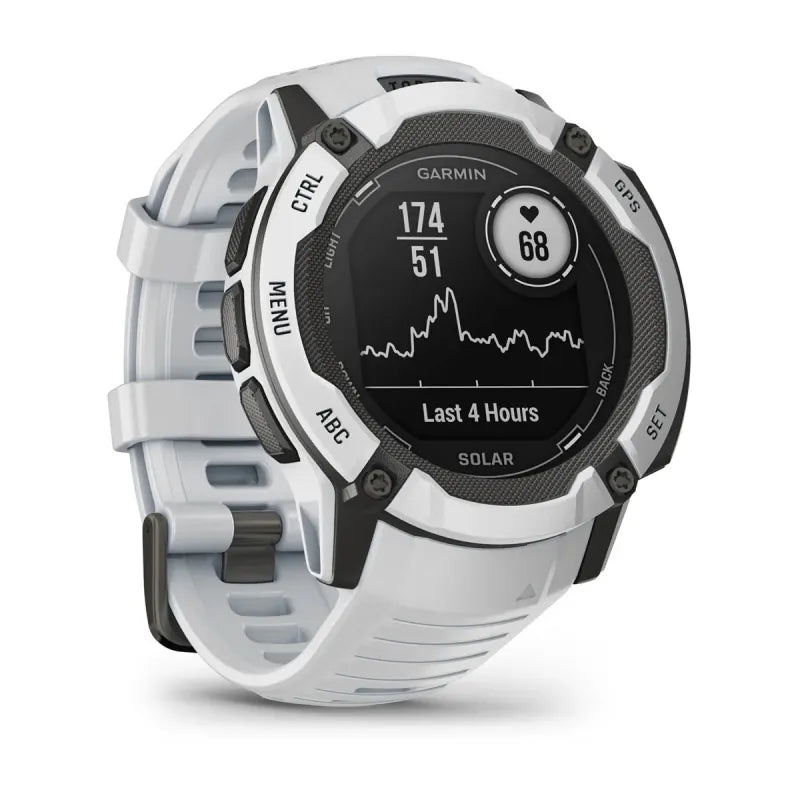 Smartwatch sportowy Garmin Instinct 2X Solar mleczny kwarc