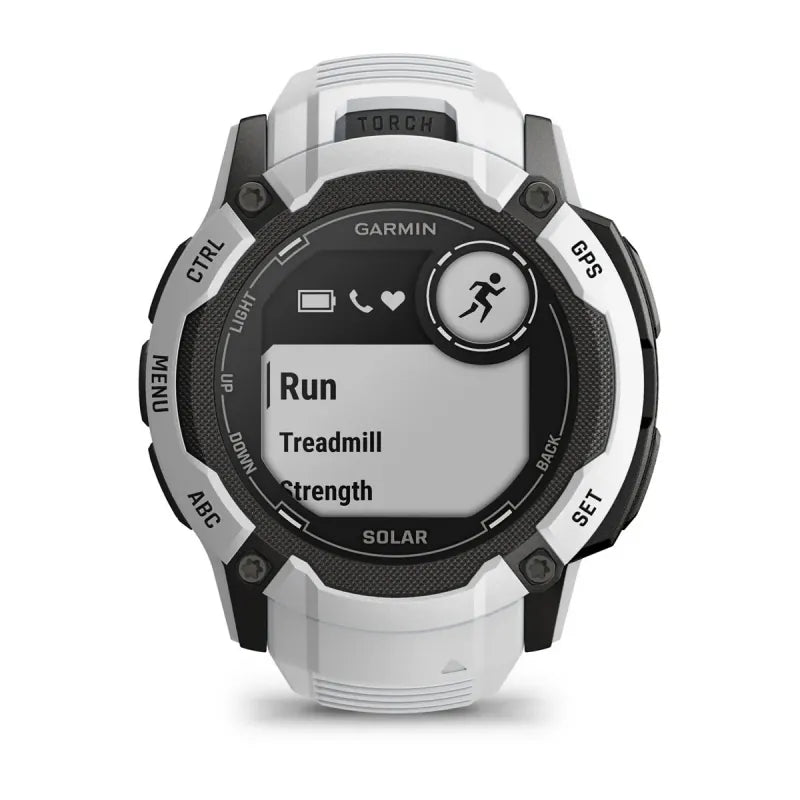 Smartwatch sportowy Garmin Instinct 2X Solar mleczny kwarc