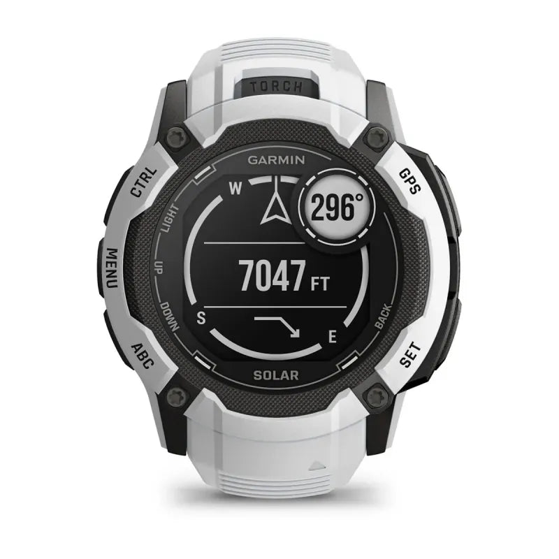 Smartwatch sportowy Garmin Instinct 2X Solar mleczny kwarc