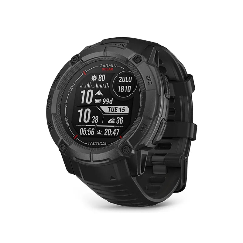 Garmin Instinct 2X Solar Tactical zegarek sportowy męski czarny