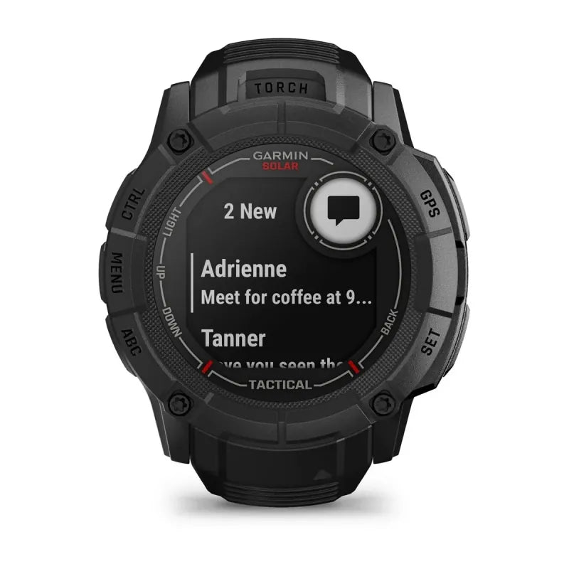 Garmin Instinct 2X Solar Tactical zegarek sportowy męski czarny