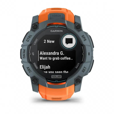 Garmin Instinct 3 – 50 mm, Solar  Twilight z paskiem w kolorze Solstice