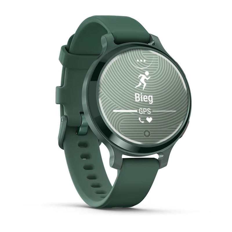 Garmin Smartwatch Lily 2 Active, Jasper Green z paskiem silikonowym w kolorze Jasper Green