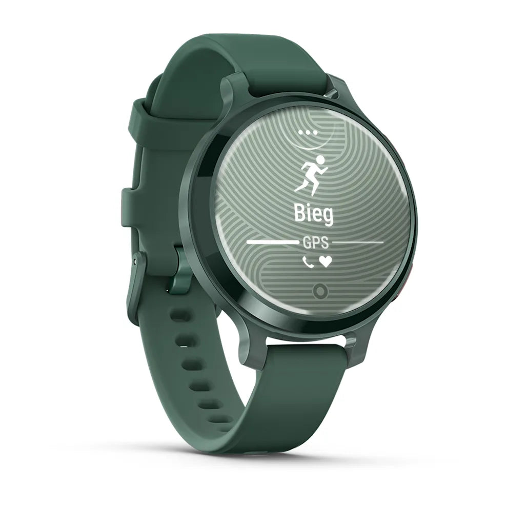 Garmin Smartwatch Lily 2 Active, Jasper Green z paskiem silikonowym w kolorze Jasper Green