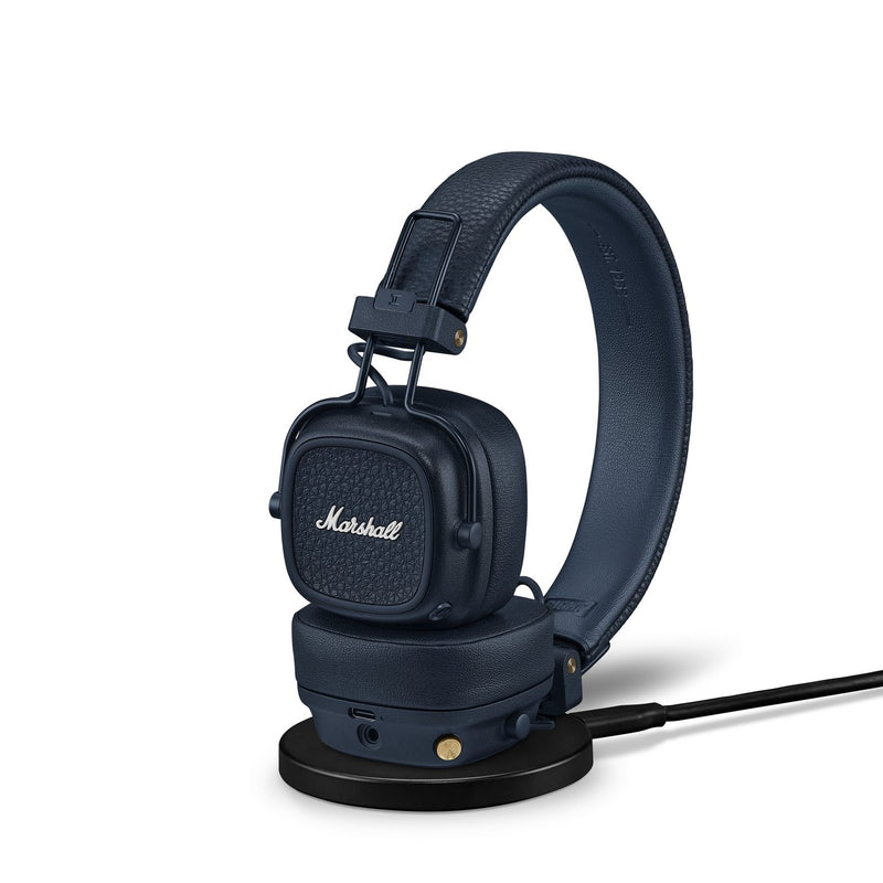 Marshall Major V Bezprzewodowe słuchawki nauszne Niebieskie