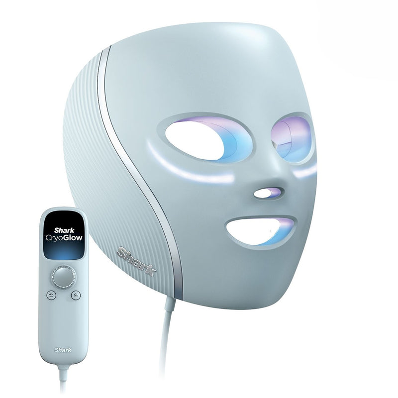 Shark CryoGlow FW312EU - maska LED na twarz, Błękitny
