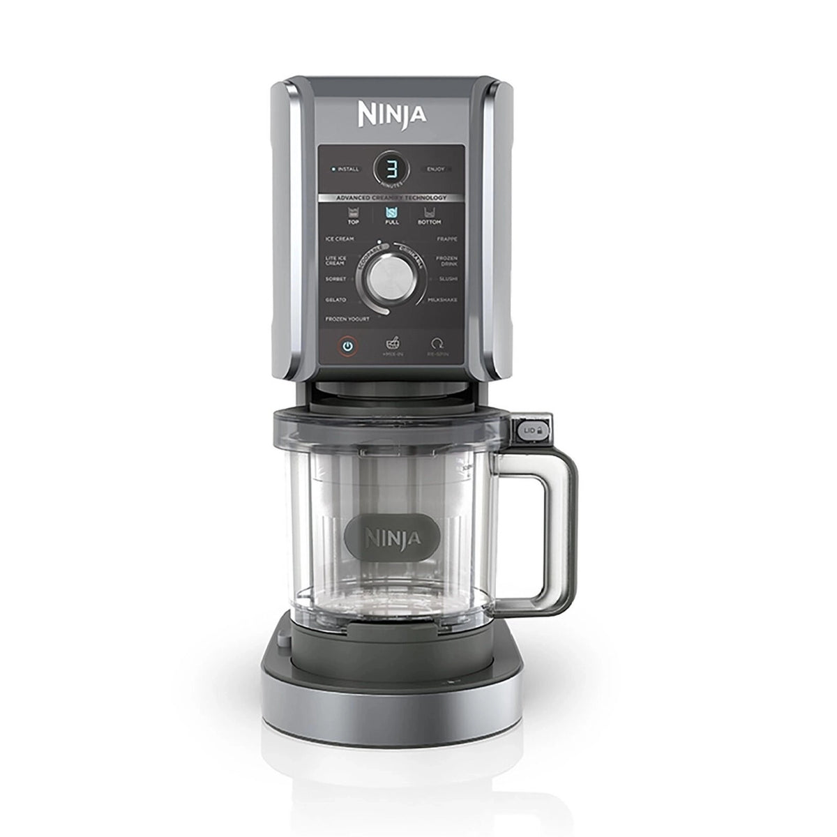 Ninja CREAMi Deluxe NC502EU - Maszynka do lodów, 0,71 l, Srebrny