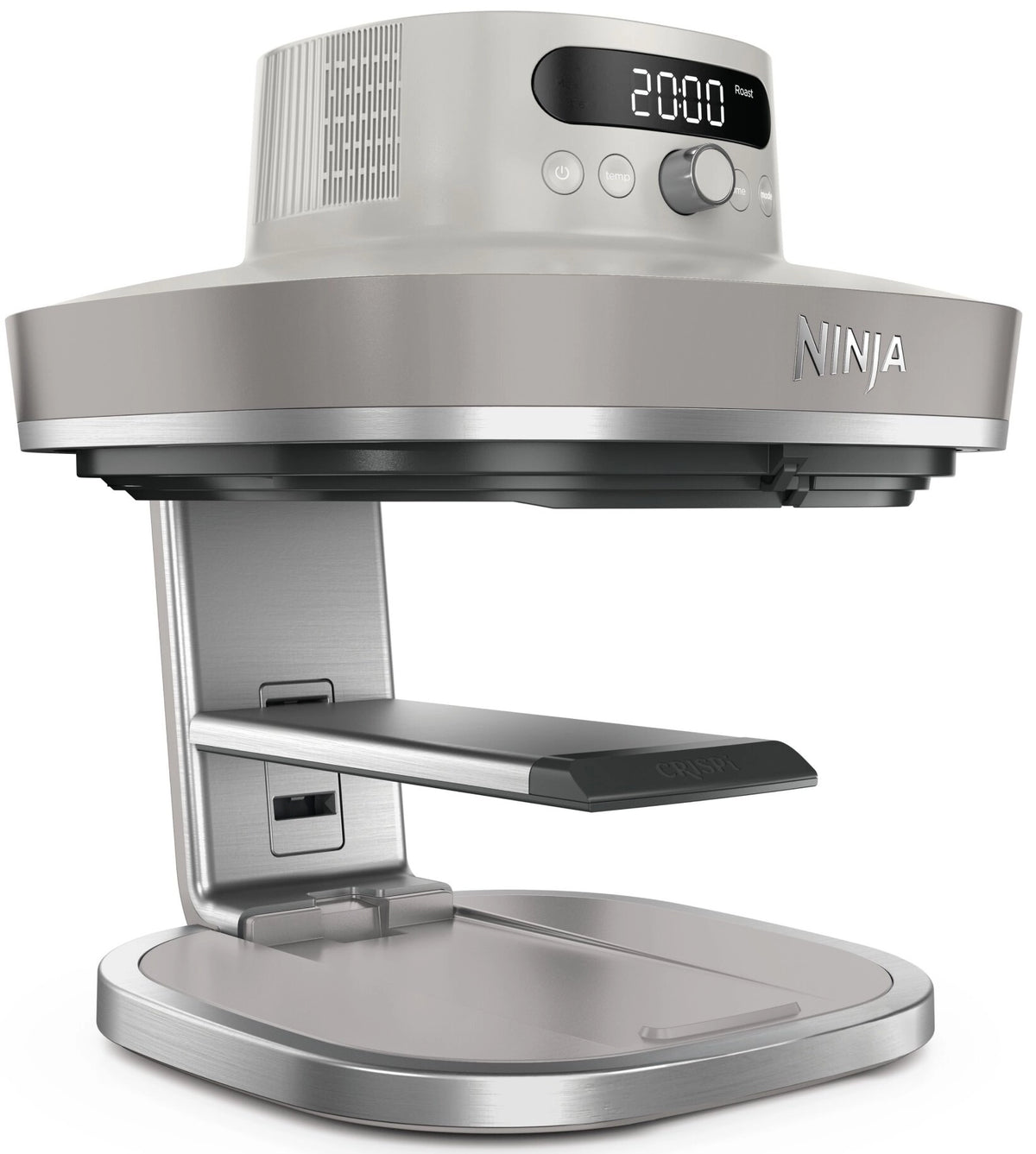 Ninja Frytkownica beztłuszczowa CRISPi PRO AS101EULG - Szklany Air Fryer 7 w 1, 5,7 l, Szary