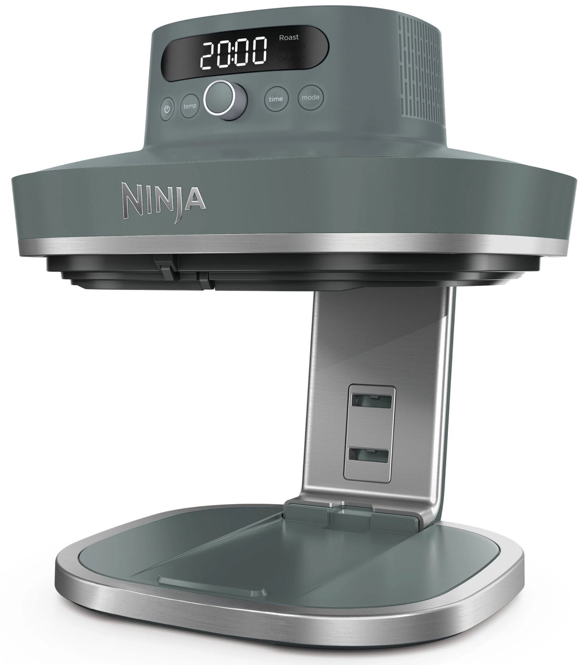 Ninja Frytkownica beztłuszczowa CRISPi PRO AS101EUGY - Szklany Air Fryer 7 w 1, 5,7 l, Turkusowy