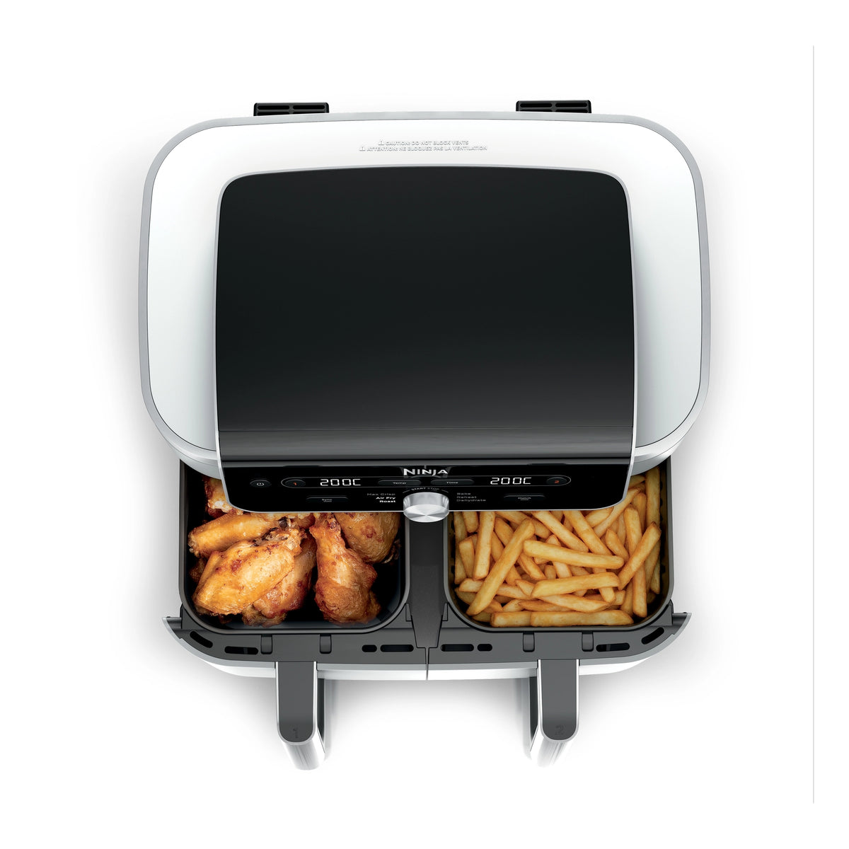 Ninja Frytkownica beztłuszczowa DZ901EU, Air Fryer 9,5 l, Szary