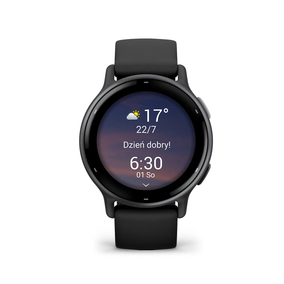Garmin Vivoactive® 5 sportowy zegarek do triathlonu z czujnikiem tętna - grafitowy
