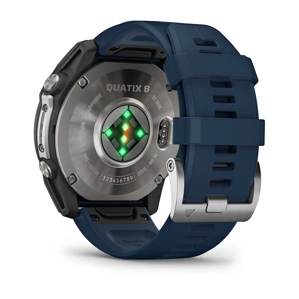 Garmin Smartwatch Quatix 8 51 mm AMOLED niebieski