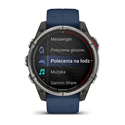 Garmin Smartwatch Quatix 8 47 mm AMOLED niebieski