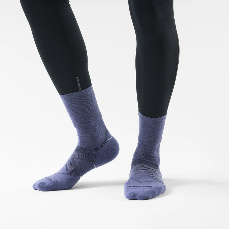 Smartwool Run Cold Weather Targeted Cushion Crew – skarpety do biegania unisex, rozmiar L, Nightfall Blue
