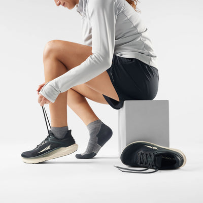 Smartwool Run Targeted Cushion Ankle – skarpety do biegania unisex, rozmiar M, Medium Gray