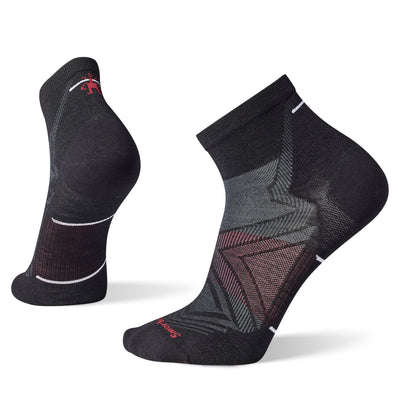 Smartwool Run Zero Cushion Ankle – skarpety do biegania unisex, rozmiar M, Black
