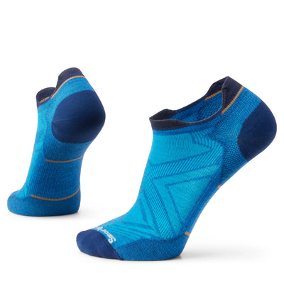 Smartwool Run Zero Cushion Low Ankle – skarpety do biegania unisex, rozmiar M, Laguna Blue