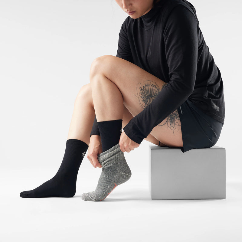 Smartwool Hike Classic Edition Zero Cushion Liner Crew – skarpety trekkingowe unisex, rozmiar M, Black