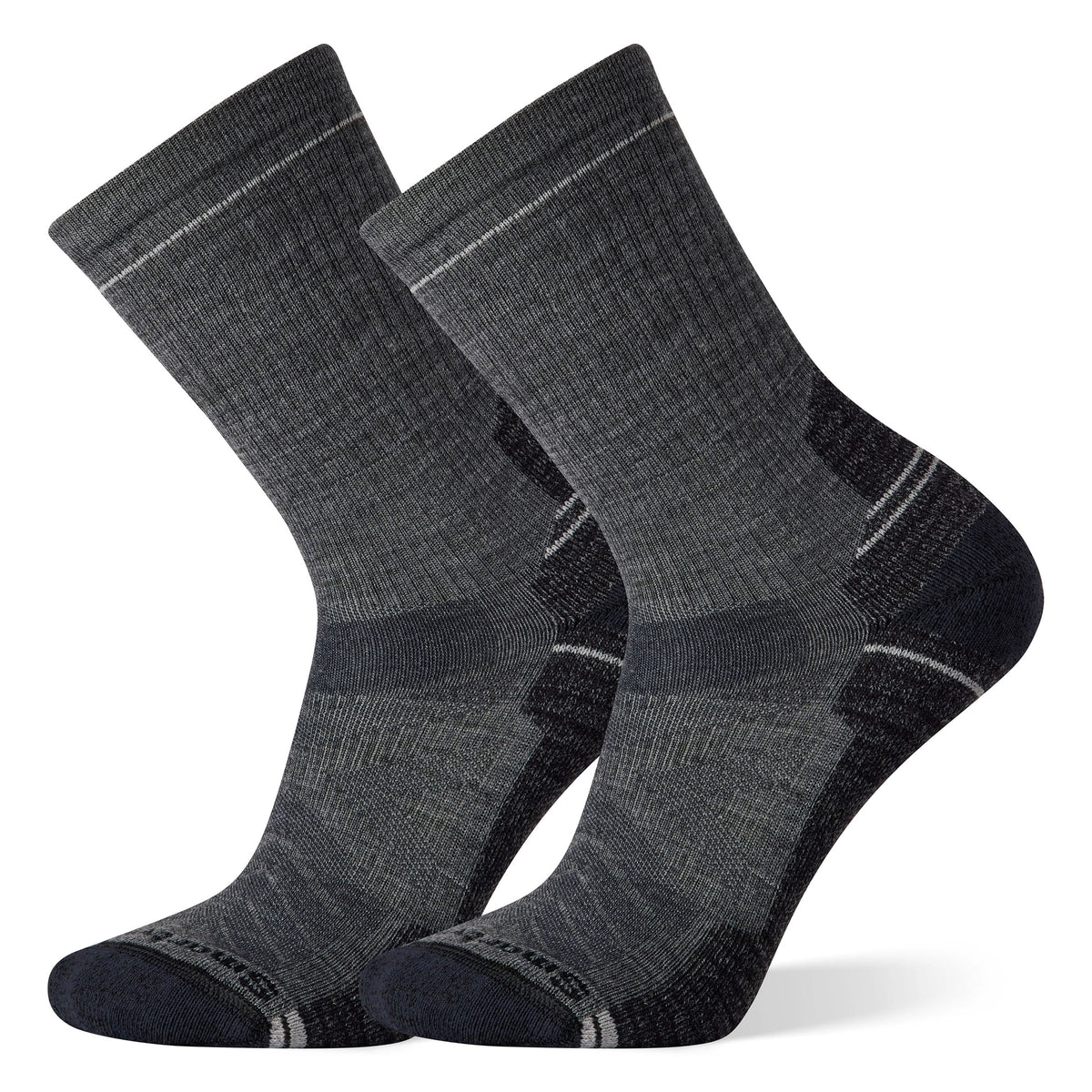 Smartwool Hike Light Cushion Crew – skarpety trekkingowe unisex, rozmiar L, Medium Gray