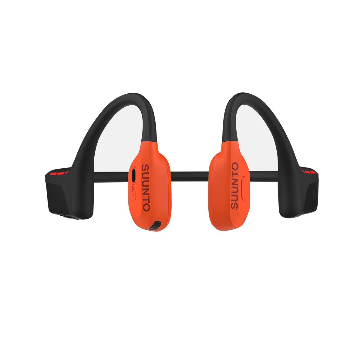 Suunto Wing 2 - słuchawki bezprzewodowe z przewodnictwem kostnym, technologią Open-ear i powerbankiem, Coral Red