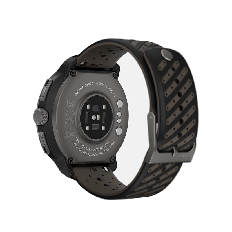 Suunto Race 2 - zegarek sportowy, Titanium Black