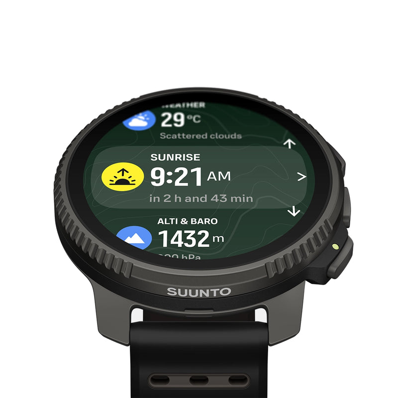 Suunto Vertical 2 - zegarek sportowy, Titanium Black