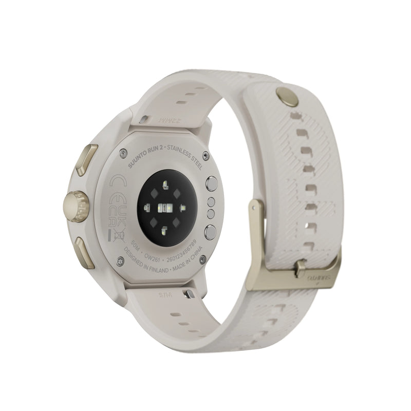 Suunto Run 2 - zegarek biegowy, 4 GB, Feather Gold