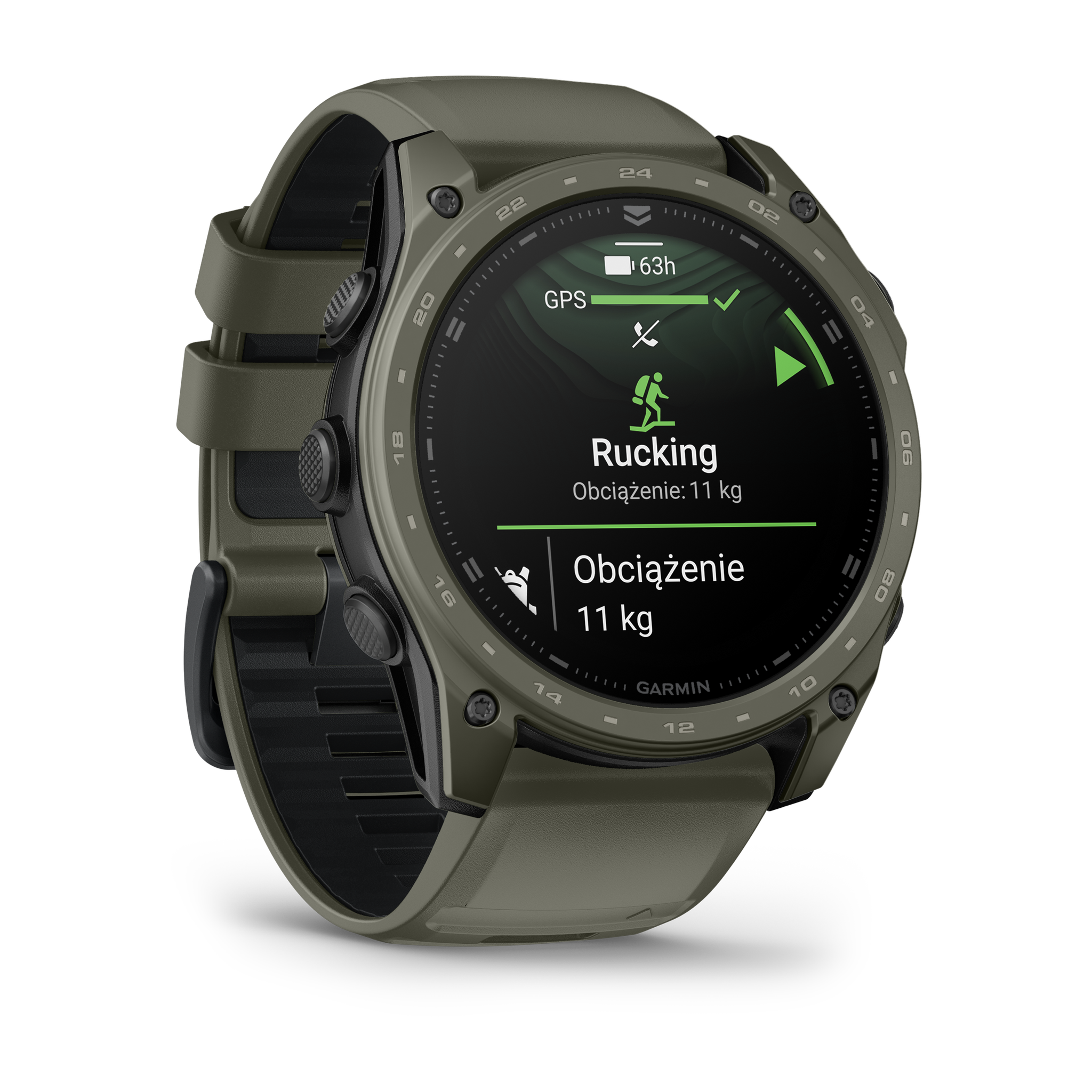 Garmin tactix 8 – 51 mm, AMOLED, Cerakote Olive Drab