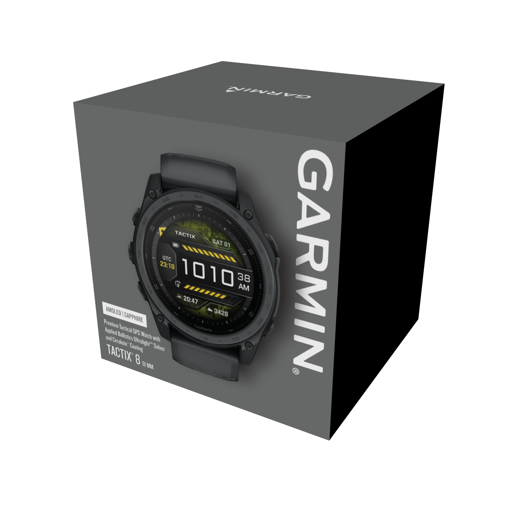 Garmin tactix 8 – 51 mm, AMOLED, Cerakote Slate Gray