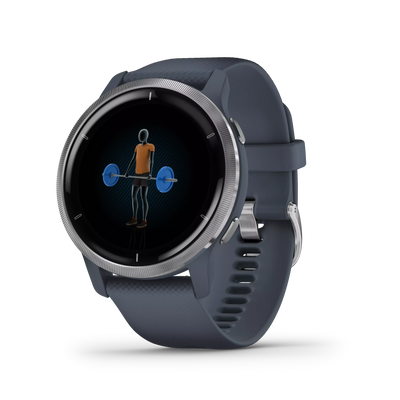 Garmin Venu® 2 zegarek sportowy męski wodoszczelny - niebieski