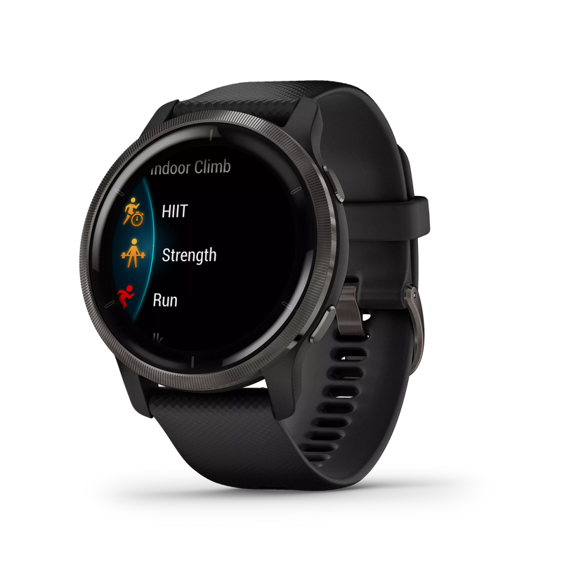Garmin Venu® 2 zegarek sportowy męski wodoszczelny - czarny