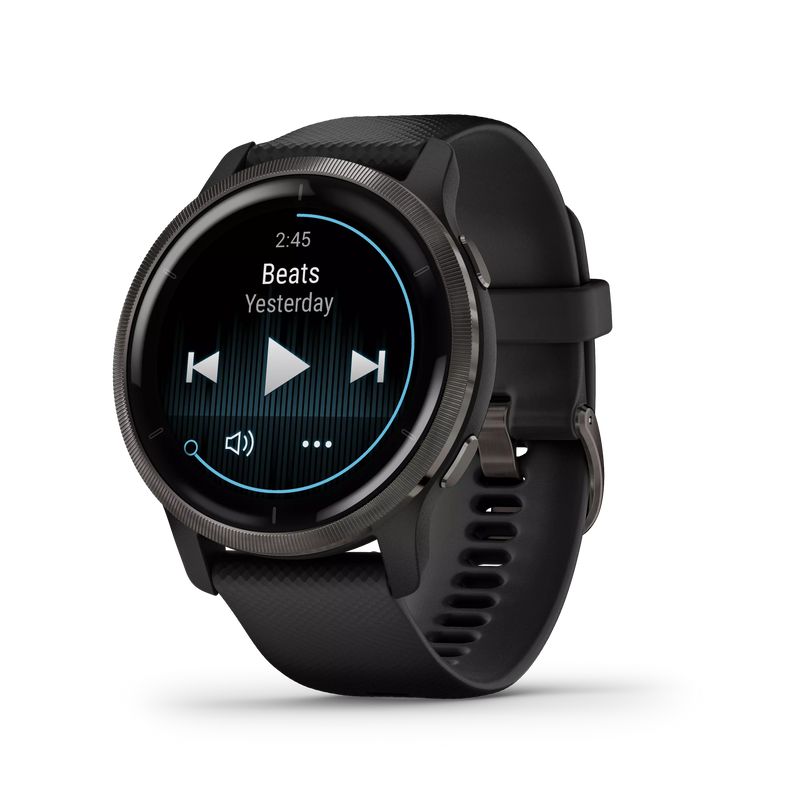 Garmin Venu® 2 zegarek sportowy męski wodoszczelny - czarny