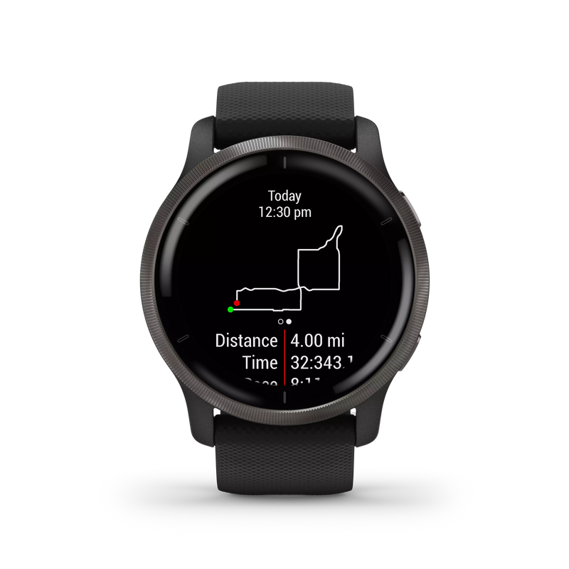 Garmin Venu® 2 zegarek sportowy męski wodoszczelny - czarny