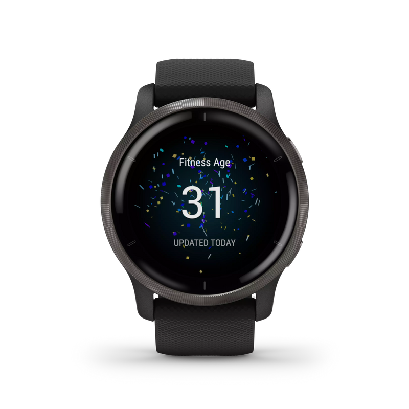 Garmin Venu® 2 zegarek sportowy męski wodoszczelny - czarny