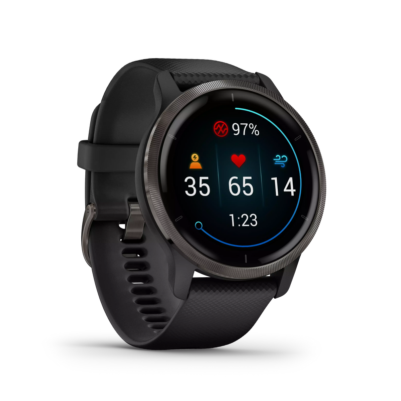 Garmin Venu® 2 zegarek sportowy męski wodoszczelny - czarny