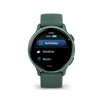 Garmin Vivoactive 6 Metallic Jasper green z paskiem w kolorze Jasper green